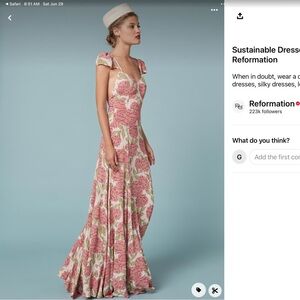 REFORMATION Dress size 2 NWOT